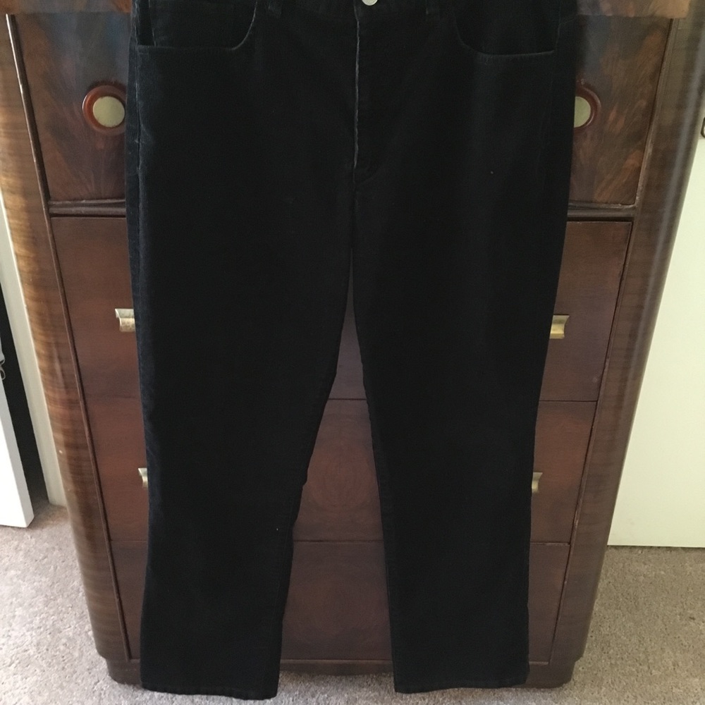 LAUREN JEANS CO BLACK CORDUROYS